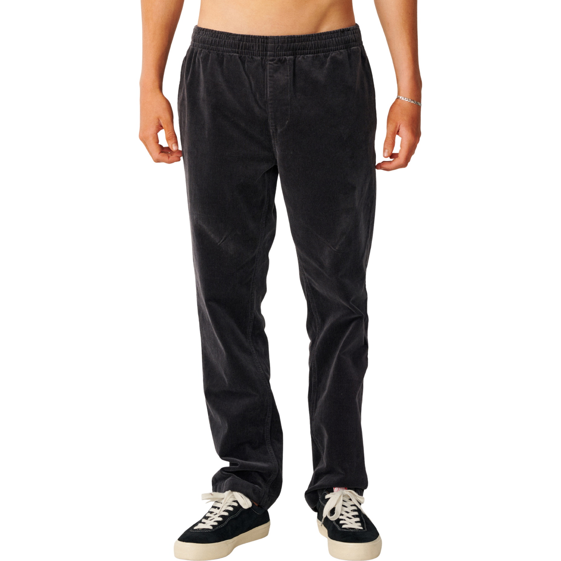 2026 Rip Curl Mens Classic Surf Cord Beach Pant 03EMPA - Washed Black
